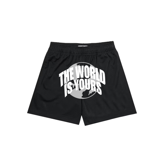 The World Is Yours Black Shorts